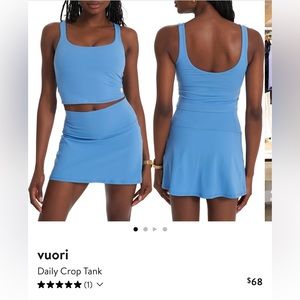 Vuori Daily Crop Tank NWT